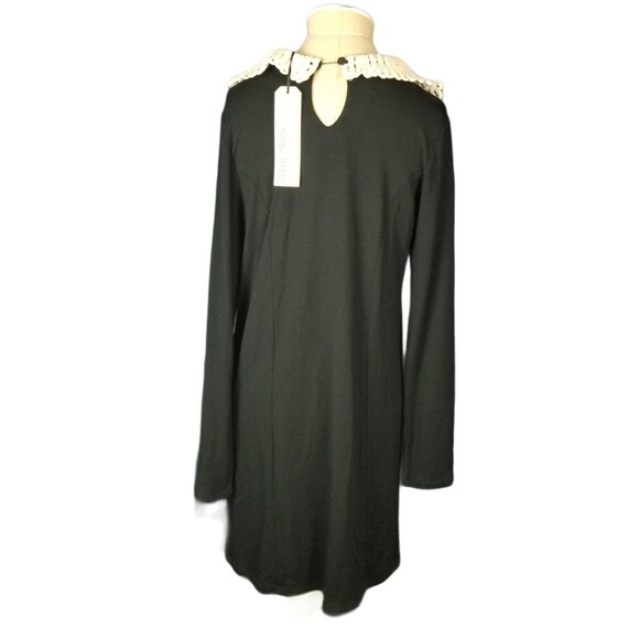 Young Byrds Women's Dress Black Gorgeous Detailed collar. NWT Size Small - Picture 3 of 4